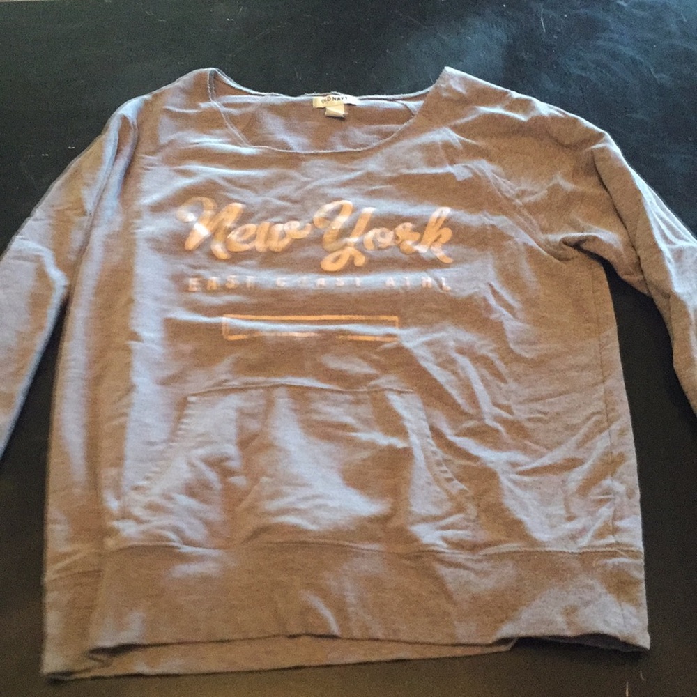 Hoodie with a cut neck line